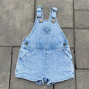 Vintage OshKosh Smiley Shortalls